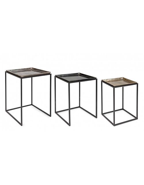 BIZZOTTO SET3 TAVOLINO AMIRA X28 QU