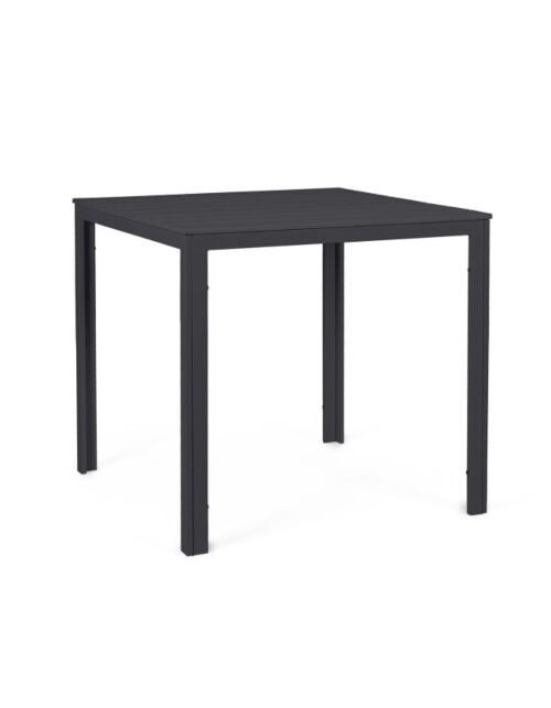 BIZZOTTO tavolo da giardino SARITA 78 × 78 antracite