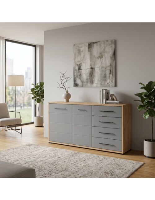 11011467 MOBILE LISABON ROVERE ARTIGIANO E GRIGIO GRAFITE