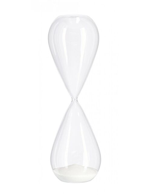 BIZZOTTO CLESSIDRA KRONOS TRASPARENT-BIANCO H38,3