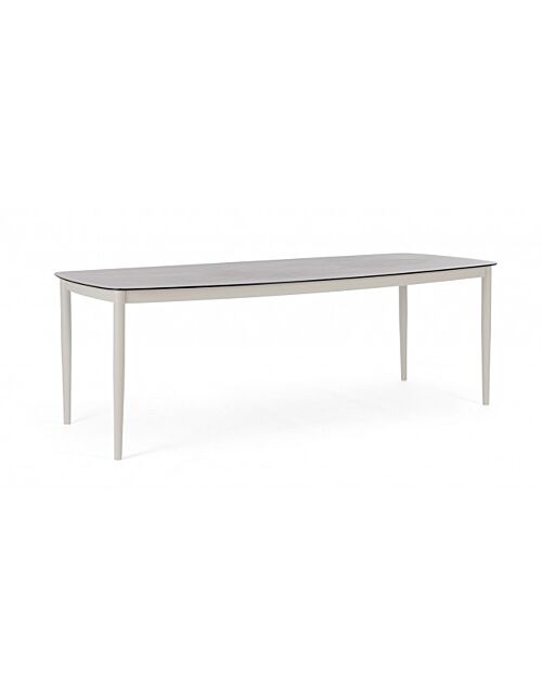 BIZZOTTO Tavolo da giardino NESTOR 220X100 MORNY WG25