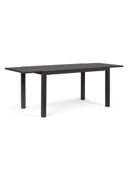 BIZZOTTO Tavolo da giardino allungabile HILDE 140-210X77 antracite LH32