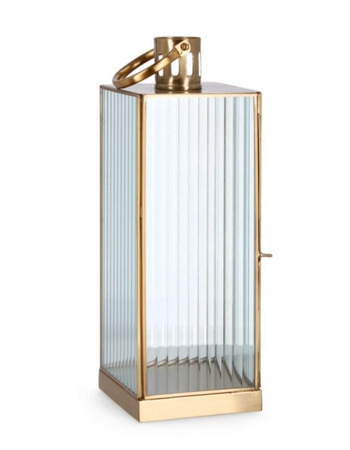 BIZZOTTO LANTERNA TEHRI 1M RIGHE TRASP ORO H39