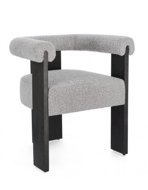 BIZZOTTO SEDIA C-BR AGAPE NERO/GRIGIO