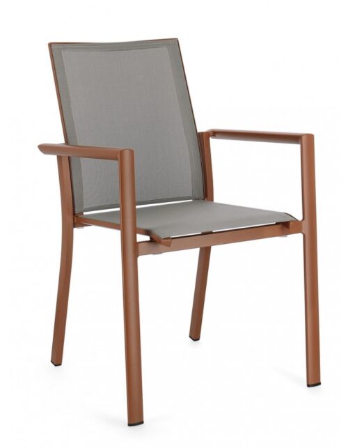 BIZZOTTO SEDIA C-BR KONNOR TERRACOTTA