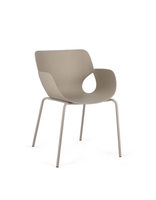 BIZZOTTO sedia con braccioli LENNOX grigio