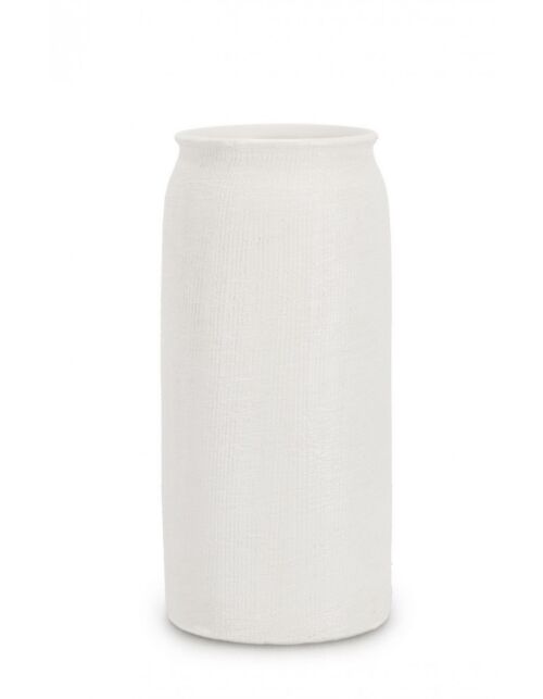 BIZZOTTO VASO PAPYRUS CIL BIANCO H32,3