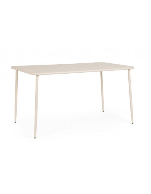 BIZZOTTO Tavolo da giardino YARA 140x80 – champagne