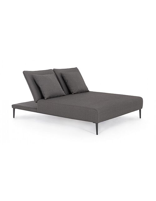 BIZZOTTO Lettino doppio VIPER antracite QS22/ANTR