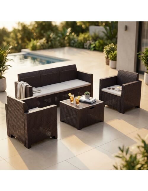 SALOTTO NEBRASKA 3 P C/CUSCINI WI-806952-MRNE