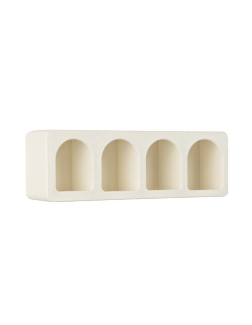 BIZZOTTO mensola rettangolare CREAMY bianca 60 × 20 cm