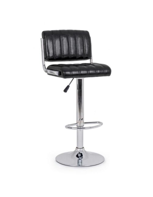 BIZZOTTO sgabello bar BARCLAY nero imbottito