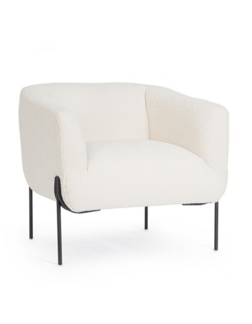 BIZZOTTO POLTRONA CLAUDINE BIANCO BOUCLE'