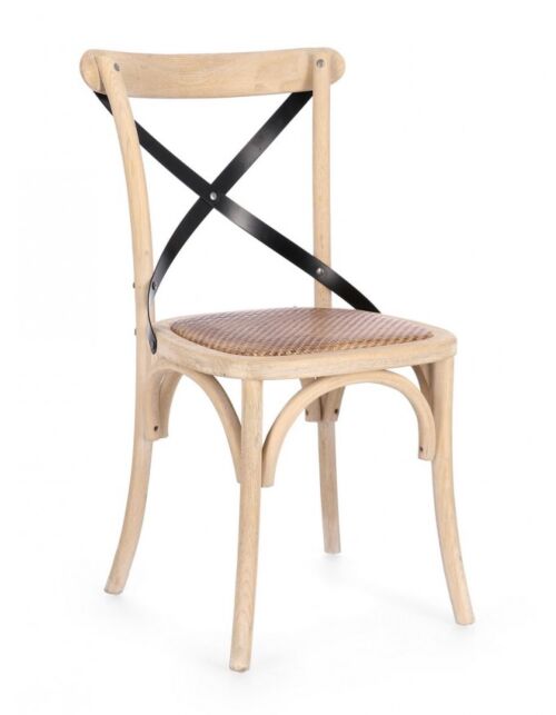 BIZZOTTO SEDIA CROSS METAL W.WASH