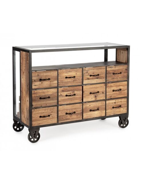 BIZZOTTO CASSETTIERA 12C MINDIL C-RUOTE H95,5