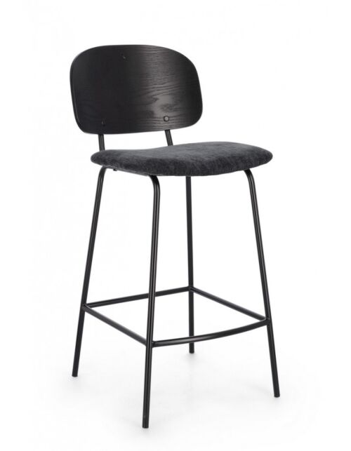 BIZZOTTO SGABELLO CUCINA SIENNA GRIGIO SCURO