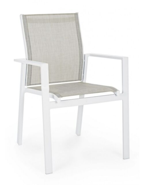 BIZZOTTO SEDIA C-BR CROZET BIANCO SJ60
