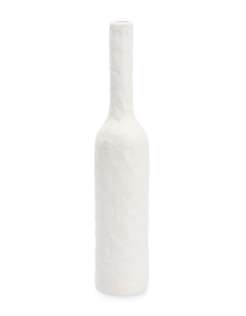 BIZZOTTO BOTTIGLIA DECORATIVA HISAR TO BIANCO H35