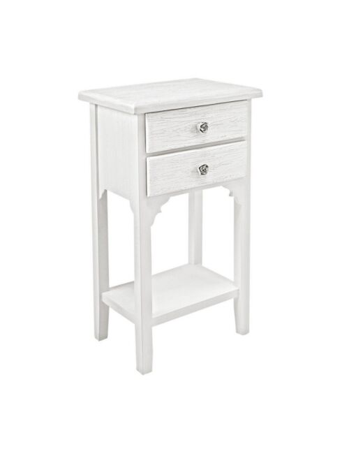 BIZZOTTO comodino con 2 cassetti BLANC