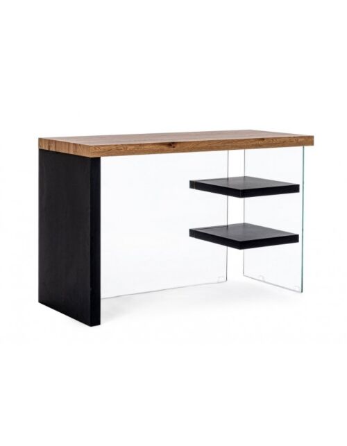 BIZZOTTO SCRIVANIA 2M LINE WOOD NERO 120X50