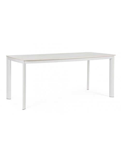 BIZZOTTO TAVOLO ALCORA 180X90 BIANCO