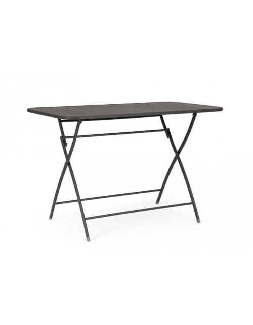BIZZOTTO TAVOLO PIEGH YVONNE RETT 110X70 ANTRACIT