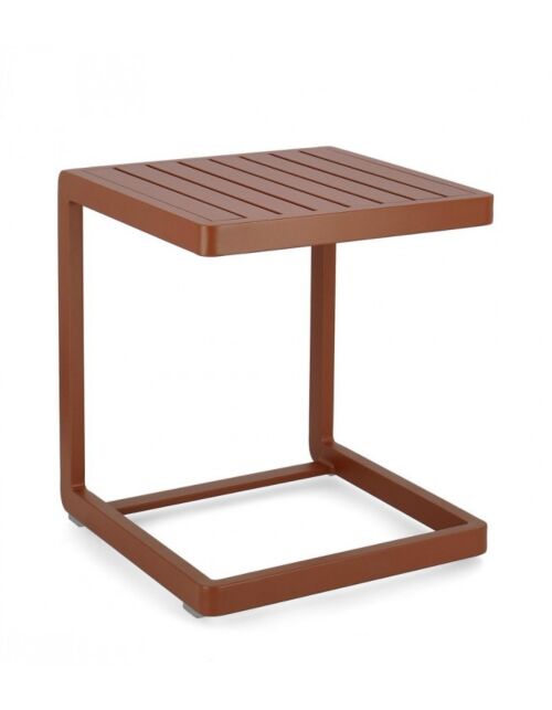 BIZZOTTO TAVOLINO KONNOR 40X40 TERRACOTTA