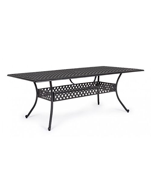 BIZZOTTO TAVOLO IVREA RETT 213X107 ANTRACITE