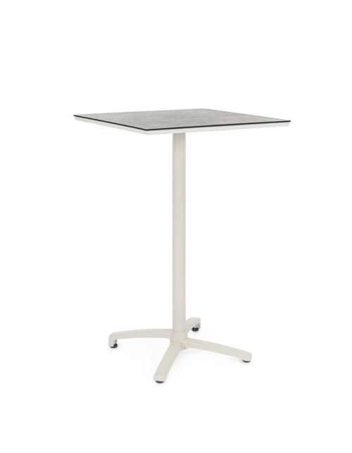 BIZZOTTO tavolo bar alto CLARET 70 × 70 HPL WALL – pieghevole