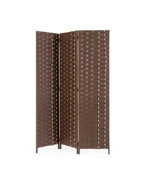 BIZZOTTO Paravento in 3 ante JALILA marrone 135×180 cm