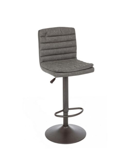 BIZZOTTO sgabello bar CONNOR grigio scuro VINTAGE imbottito