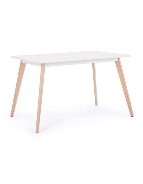 BIZZOTTO tavolo da pranzo MICHELANGELO 120x80 bianco