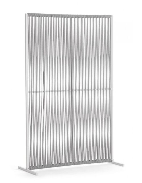 BIZZOTTO PARAVENTO PAXSON 120X180 BIA QS20/GRIGIO