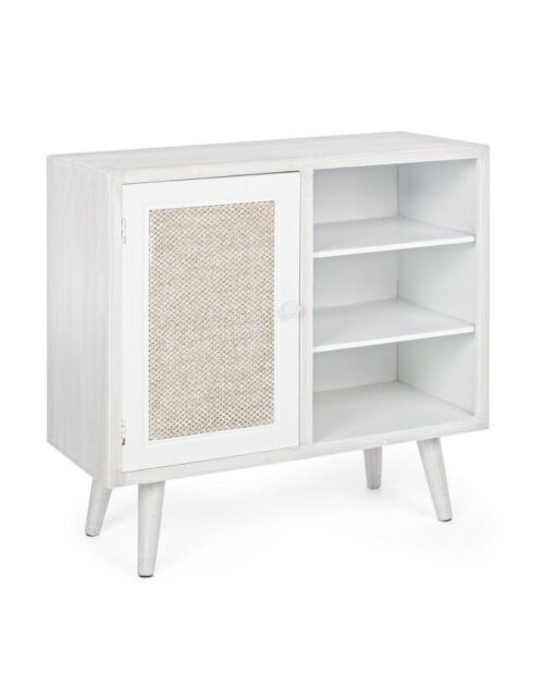 BIZZOTTO credenza Montiel con 1 anta e 3 ripiani – colore Montiel