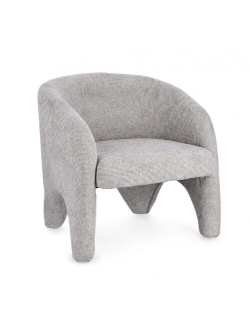BIZZOTTO Poltrona JUNKO grigio chiaro