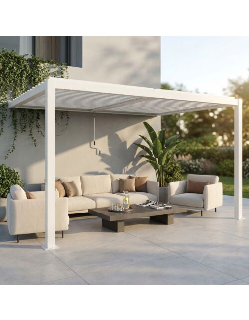 PERGOLA BIOCLIMATICA 4 X 4 ADDOSSATA