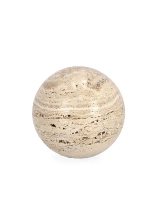 BIZZOTTO DECORAZIONE TIKAR SFERA MARMO BEIGE D7