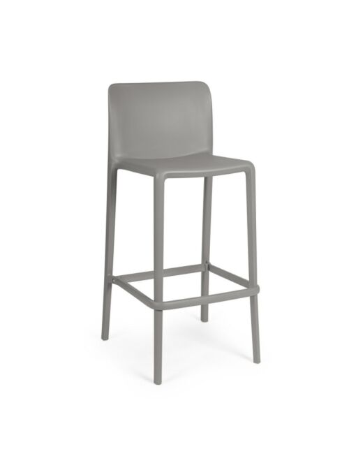 BIZZOTTO sgabello bar CHLORIS grigio – impilabile