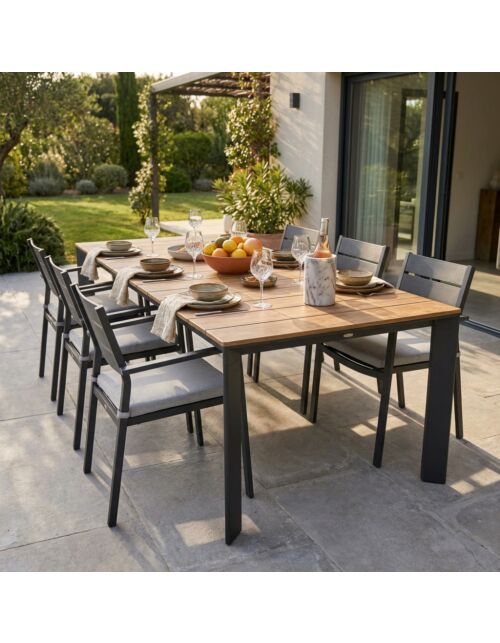 TAVOLO SACRAMENTO 215/280 X 100 EFFETTO LEGNO