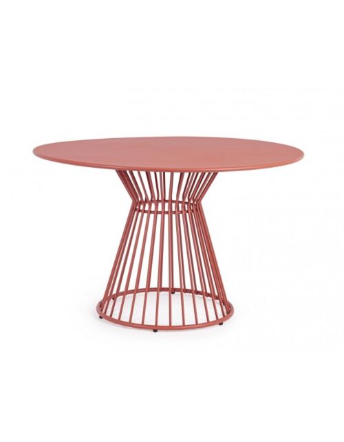BIZZOTTO Tavolo da giardino AUSTIN terracotta D120