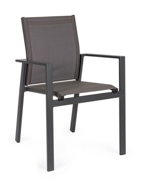 BIZZOTTO SEDIA C-BR CROZET DARK ANTRACITE SJ61