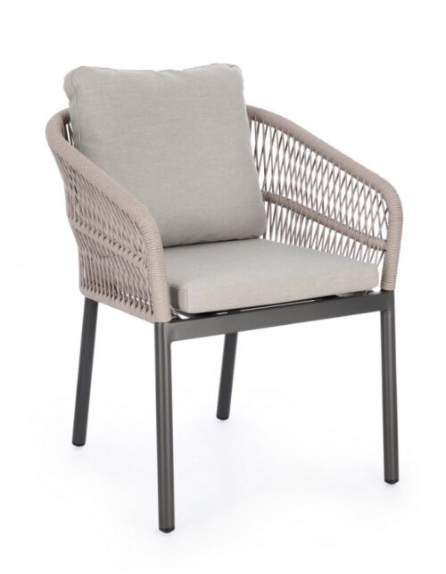 BIZZOTTO SEDIA C-BR C-C GALDANA ANTRACITE/KHAKI - 0666065