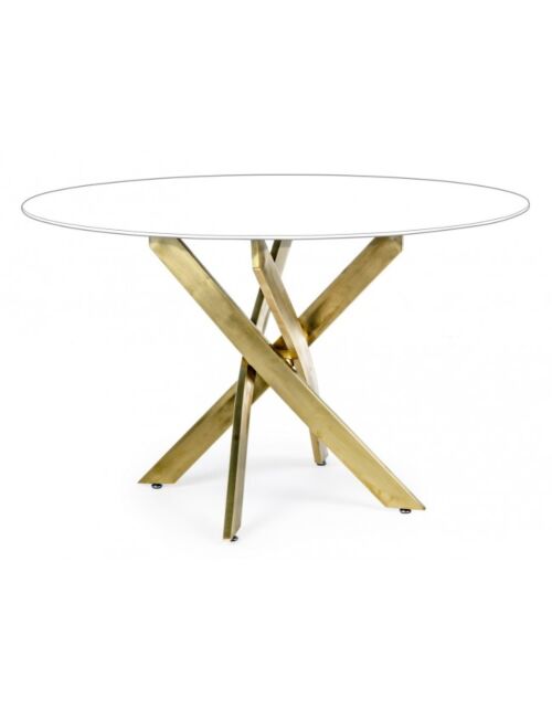 BIZZOTTO BASE TAVOLO GEORGE ORO D120