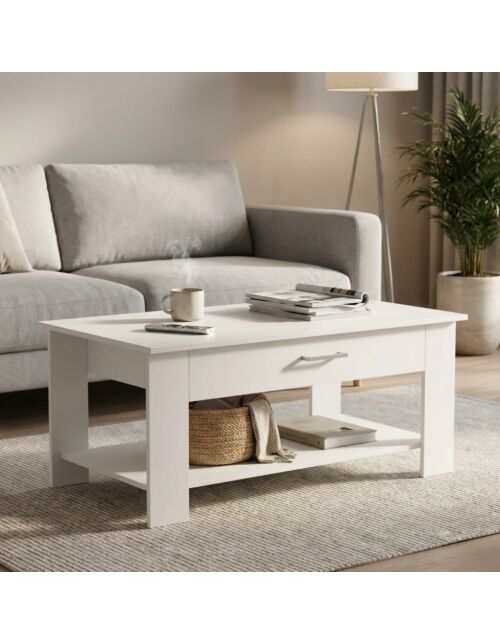 TAVOLINO SALOTTO MYRTO BIANCO