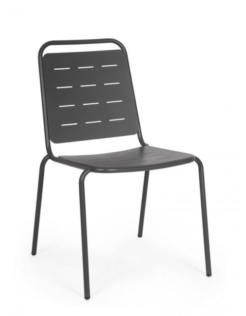 BIZZOTTO Sedia da giardino YARA – antracite 0803576