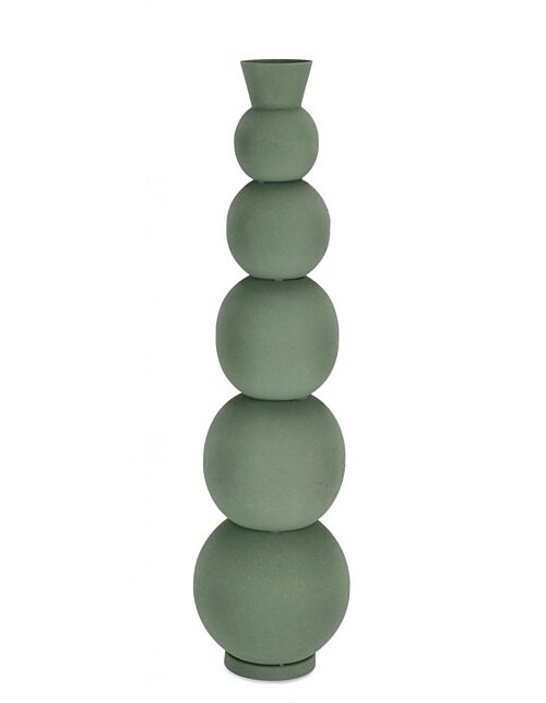 BIZZOTTO BOTTIGLIA DECORATIVA RIDHI VERDE H76
