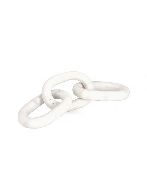 BIZZOTTO DECORAZIONE KANDY CATENA 3A MARMO BIANCO