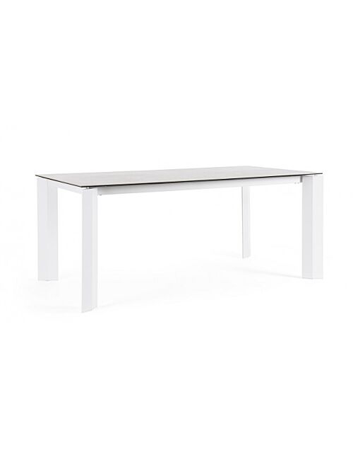 BIZZOTTO Tavolo da pranzo da giardino OTAVIO 180X95 bianco WG20