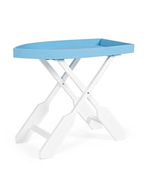 Tavolo pieghevole BIZZOTTO GOZZO bianco - azzurro L