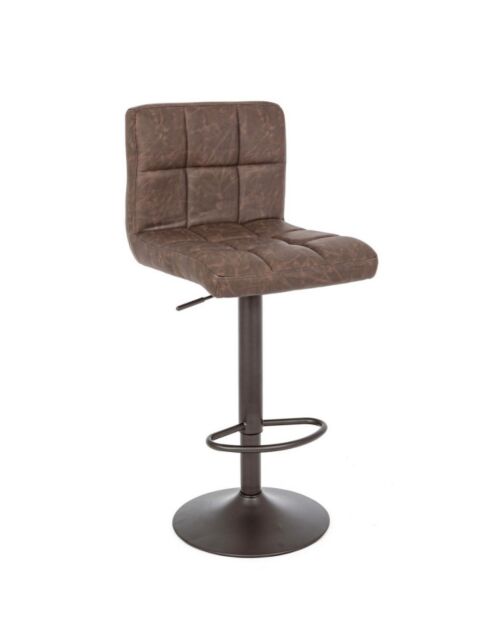 BIZZOTTO sgabello bar imbottito GREYSON marrone VINTAGE